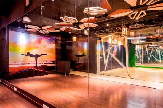 WRITINGS ON THE WALL
Bright wall murals help break the monotonous tones of the design interiors