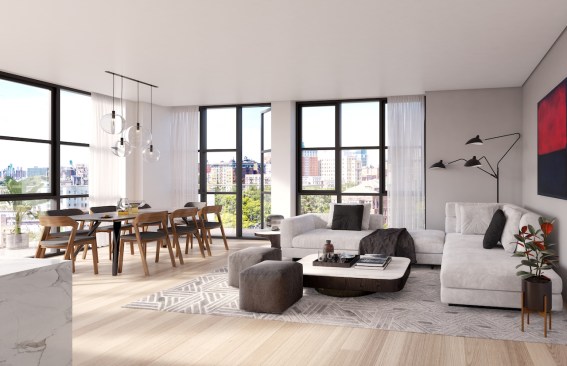 Eleven Hancock living space