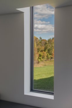 Walker Road modern home ribbon window detail