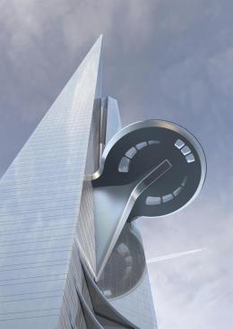 Sky terrace from below
