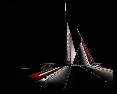 A rendering of the lighting strategy as envisioned  by Speirs + Major.