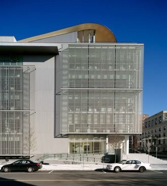 MIT Media Lab, Cambridge, Mass., by 2011 AIA Gold Medal winner Fumihiko Maki, Hon. FAIA, of Maki and Associates with Leers Weinzapfel Associates.