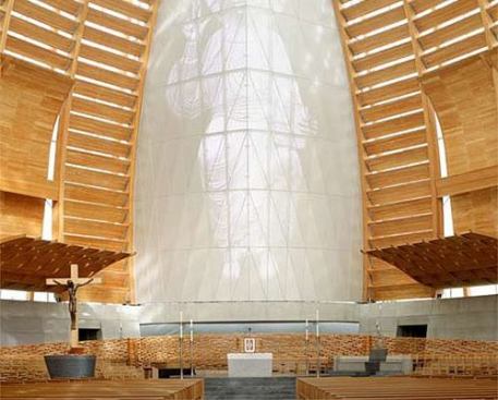 The Cathedral of Christ the Light - Oakland, California The Diocese challenged the design team to create a building for the ages. As a result, the 1,350-seat sanctuary, with its side chapels, baptistery, health and legal clinics, and dependencies, will honor its religious and civic obligations to the Catholic Diocese and the city for centuries to come.  
Architect: Skidmore, Owings & Merrill LLP