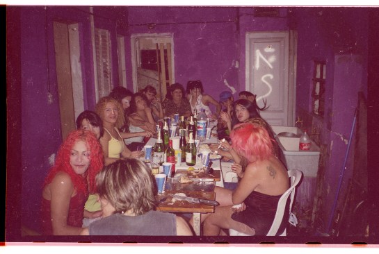 The central gathering place of the Hotel Gondolín, "a community, a shelter, an emblematic space of self-sufficiency and travesti—trans pride"  in Buenos Aires.