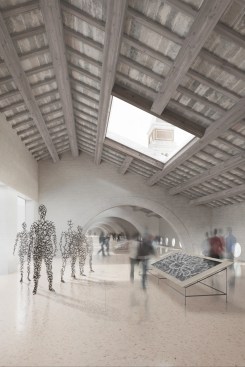 An early rendering of the third floor of Procuratie Vecchie.