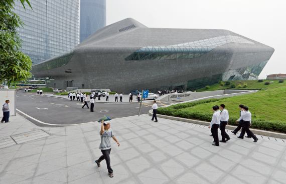 Guangzhou Opera House Grand Theater by Zaha Hadid Architects, China, 2010