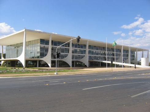 Pal&aacute;cio do Planalto, Bras&iacute;lia, Brazil,1960.