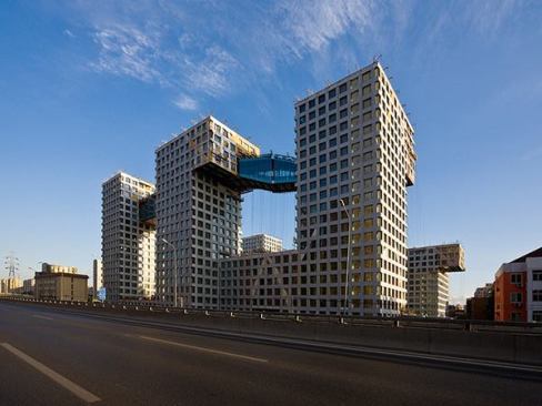 Linked Hybrid, Beijing, by 2012 AIA Gold Medal winner Steven Holl, FAIA, with Steven Holl Architects.