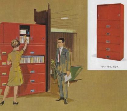 The 860 Series Broadsides Lateral Files&nbsp;was released in 1966.