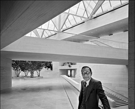 Architect I. M. Pei within his National Gallery of Art&nbsp;East Wing