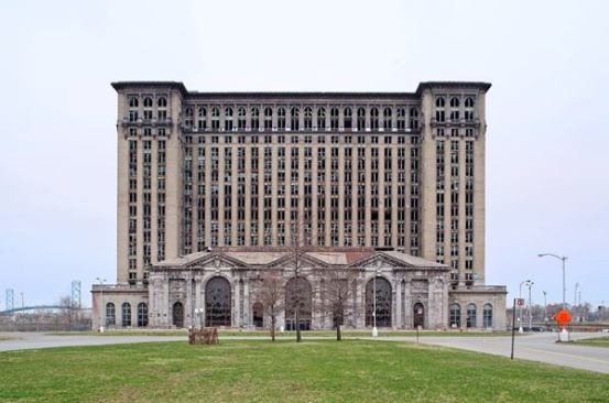 Michigan Central Station, Michigan Central Railroad, Detroit, by Warren & Wetmore, with Reed and Stern, circa 1912.