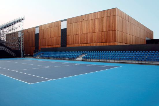 Outer courts.