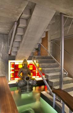 Fountain and Stairs