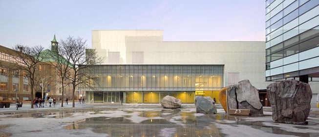 The ground floor of the Ryerson Image Centre has  been made as transparent as possible to link it to the street, and adjoin  public spaces with the primary public spaces of the new building.