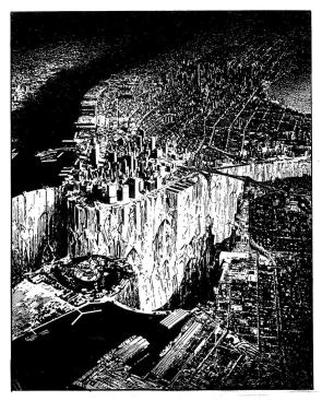 Lower Manhattan, 1999.