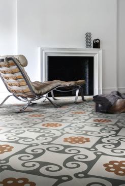 Designed by the Milan-based graphic design firm Studio FM, Frame by Refin is a graphic tile collection featuring four design themes&nbsp;that are derived from historical research into patterns and fabrics—from the Bauhaus to Shibori textiles. The designs are digitally printed on 30-inch-by-30-inch porcelain tiles. www.refin-ceramic-tiles.com.
