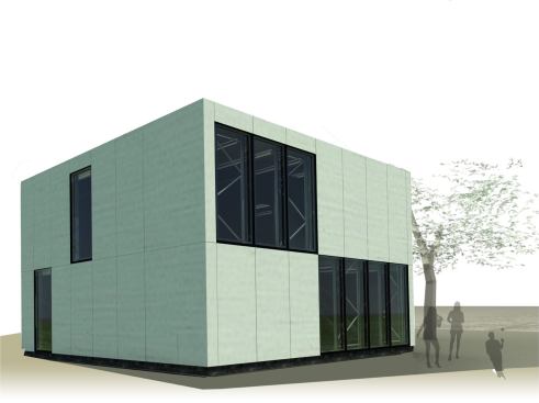 Team Belgium: Ghent University 2011 Solar Decathlon House rendering