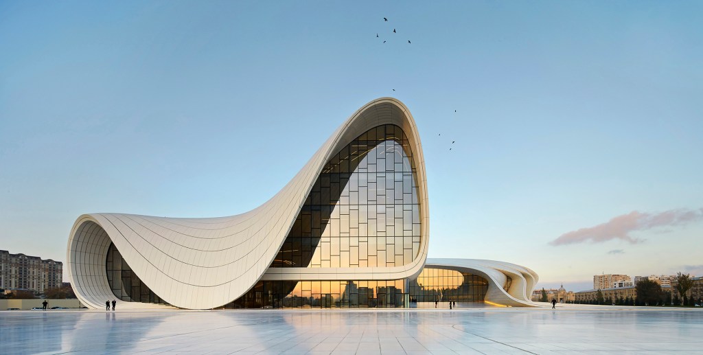 Heydar Aliyev Center in Baku, Azerbaijan.