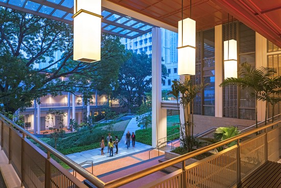 Central courtyard