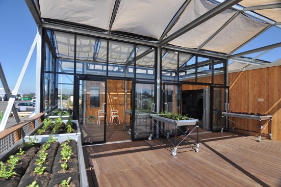 University at Buffalo, The State University of New York presents GRoWHome, a 770-square-foot one bedroom house for an urban gardening couple that includes a 320-square-foot greenhouse capable of producing year-round vegetable growth.&nbsp;