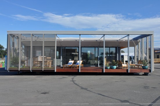 The SURE House, designed by the Stevens Institute of Technology, can withstand floodwaters up to 5 feet, and is the Hoboken, N.J.-based team's response to Hurricane Sandy.&nbsp;