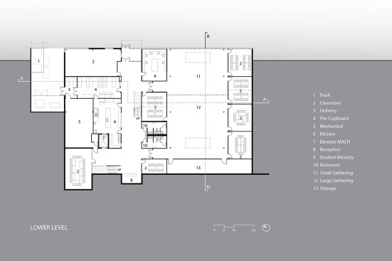Lower-floor plan