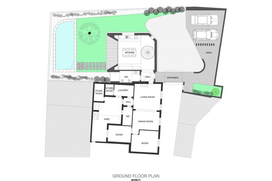 Ground-floor plan