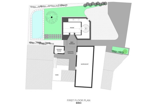 First-floor plan