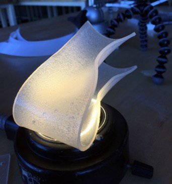 Initial test to set "memory" into the polymer.