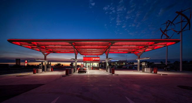 CEPSA Flag Petrol Station, Adanero, Spain