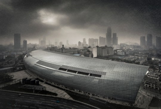 "Riverside 66" (Building in Tianjin, China, designed by Kohn Pedersen Fox Associates)
