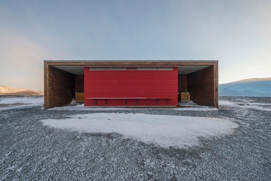 "Out Building 2 at Tverrfjellhytta Reindeer Pavillion" (Hjerkinn, Norway)