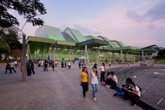 “Sports Halls for the 2010 South American Games, Medellín” (2010, chromogenic photograph)