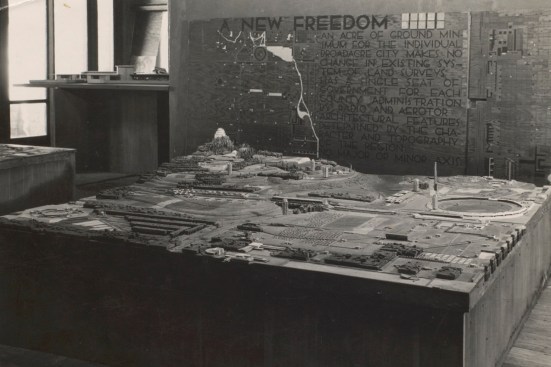 Broadacre City model, Taliesin, 1935