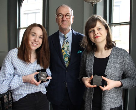 From left to right:  Eleanor Connolly, John Roake, and Martyna Marciniak