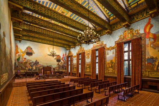 The Mural Room, Santa Barbara Courthouse, Santa Barbara
