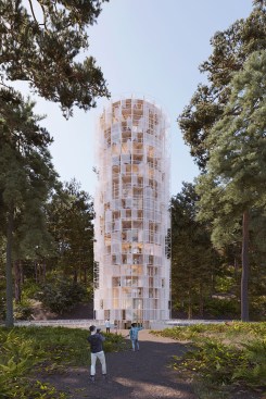 "Waria Lemuy: Fire Prevention Skyscraper"Third PlaceClaudio Araya Arias