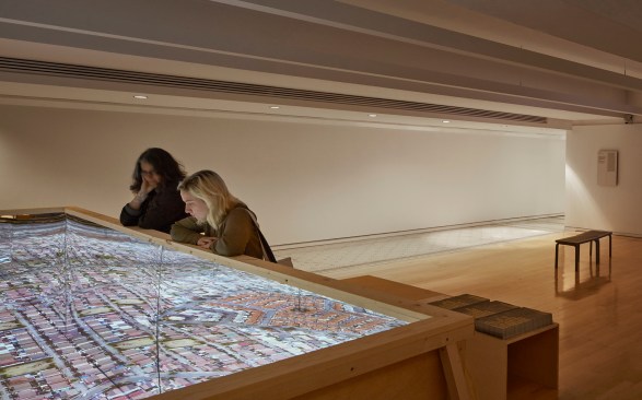 Alejandra Celedón, Nicolás Stutzin, and Javier Correa's “The Plot: Miracle and Mirage” at the 2019 Chicago Architecture Biennial.