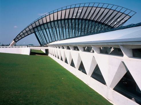 TGV Train Station, Lyon, France, by Santiago Calatrava, FAIA.