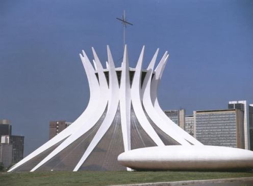 Cathedral of Bras&iacute;lia, Bras&iacute;lia, Brazil, 1960.