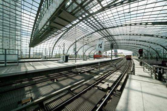Berlin Train Station, Berlin, by Gerkan Morg and Partners.