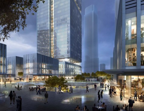 Nanjing Financial City Site 47Internationaler Wettbewerb 2015 - 1. Preis (2016)Auf einen 65.000 m² großen Grundstück im CBD des Hexi Districtes in Nanjing sollen oberirdisch 500.000 m² Mixed-Use errichtet werden. Neben 4 Hochhäusern mit einer Höhe zwischen 154 m und 197 m soll auf dem Grundstück auch ein Landmarktower mit einer Höhe von 415 m errichtet werden.  Entwurf: Meinhard von Gerkan und Nikolaus Goetze mit Marc Ziemons Partner: Nikolaus GoetzeAssoziierter Partner: Marc Ziemons Projektleitung: Jan BlaskoBauherr: Nanjing Financial City Construction Development Co., LtdBGF: 785.098 m²BRI: 3.700.000 m³