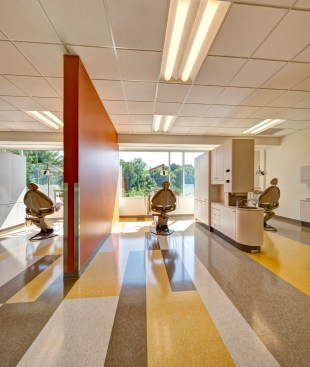 Patient areas.