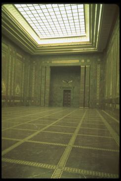 The Marble Hall in the Chancellery, which Albert Speer designed as the new Berlin headquarters for the Reich.