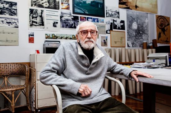 Vittorio Garatti in his Milan flat. Designers and artists around the world have rallied to his side since the dancer Carlos Acosta enlisted Norman Foster to finish the Ballet School, which Garatti designed in the early 1960s. How much influence Garatti will have on the project remains uncertain.