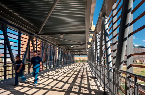 Exterior walkway.
