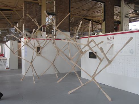 Thesis Project - REJOIN:Recursive Systems and Compound Wood Joinery by Nathan Anderson, James Bevilacqua, Cameron Stewart for _novelconstructions Thesis Studio; Instructors - Glenn Wilcox and Wes McGee.