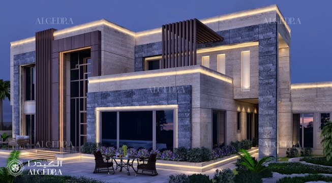 Luxury villa exterior design