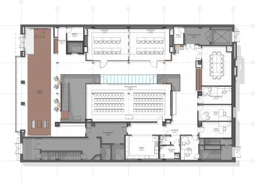 Ground-level floor plan