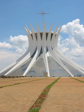 Cathedral of Bras&iacute;lia, Bras&iacute;lia, Brazil, 1960.